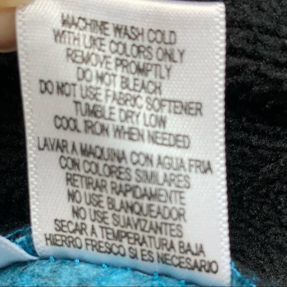 MNY Marc NY by ANDREW MARC Heathered Teal Zip‎ Up Sweatshirt Fleece Jacket sz L - Picture 9 of 11